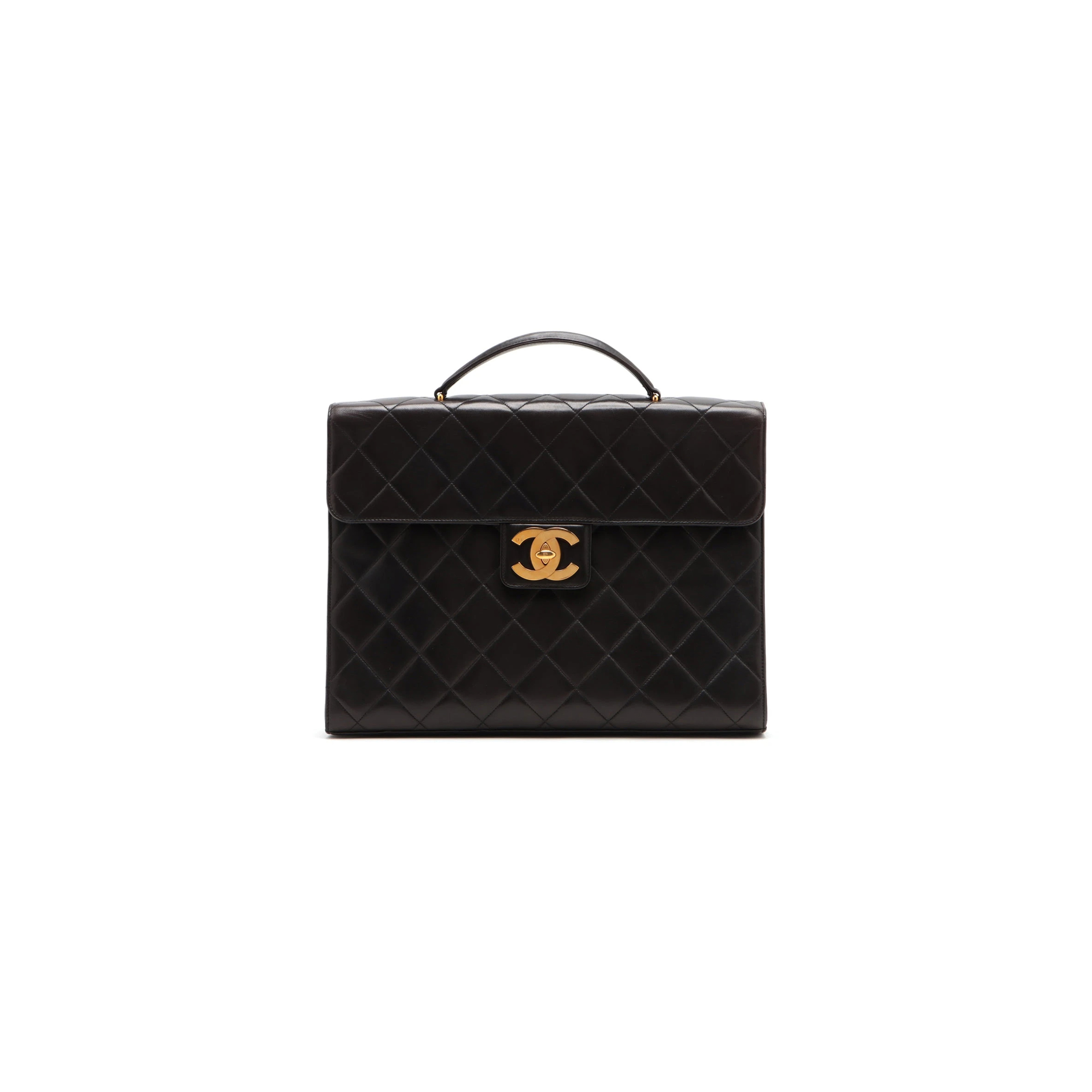 CHANEL LAMBSKIN MATELASSE BRIEFCASE 149208 (36.5*26.5*4cm)
